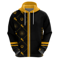 Kentucky Horse Racing Hoodie Luxury Black And Gold - Wonder Print Shop
