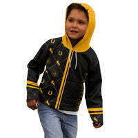 Kentucky Horse Racing Kid Hoodie Luxury Black And Gold - Wonder Print Shop