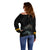 Kentucky Horse Racing Off Shoulder Sweater Luxury Black And Gold - Wonder Print Shop