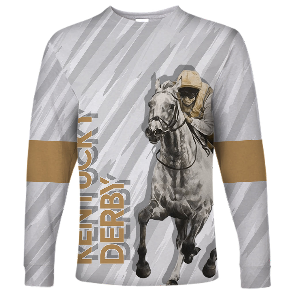 Kentucky Horse Racing Long Sleeve Shirt - Wonder Print Shop