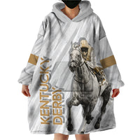 Kentucky Horse Racing Wearable Blanket Hoodie - Wonder Print Shop