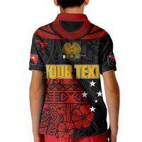 Custom PNG Kumuls Rugby Polo Shirt for Kid Motuan Mix Patterns - Wonder Print Shop