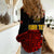 Personalised PNG Kumuls Rugby Women Casual Shirt Motuan Mix Patterns - Wonder Print Shop