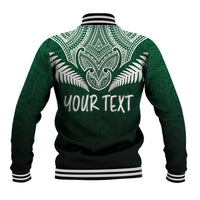Personalised New Zealand Baseball Jacket Hei Matau Mix Silver Fern Basic LT7 - Wonder Print Shop