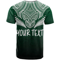 Personalised New Zealand T Shirt Hei Matau Mix Silver Fern Basic - Wonder Print Shop
