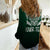 Personalised New Zealand Women Casual Shirt Hei Matau Mix Silver Fern Basic - Wonder Print Shop