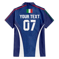 Italy Football 2024 Custom Family Matching Summer Maxi Dress and Hawaiian Shirt Gli Azzurri - Renaissance Inspired - Wonder Print Shop