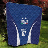Italy Football 2024 Custom Quilt Gli Azzurri - Renaissance Inspired - Wonder Print Shop