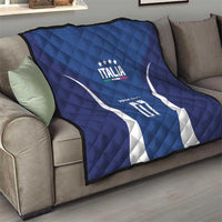Italy Football 2024 Custom Quilt Gli Azzurri - Renaissance Inspired - Wonder Print Shop