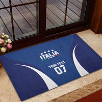 Italy Football 2024 Custom Rubber Doormat Gli Azzurri - Renaissance Inspired - Wonder Print Shop