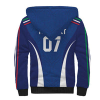 Italy Football 2024 Custom Sherpa Hoodie Gli Azzurri - Renaissance Inspired - Wonder Print Shop