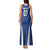 Italy Football 2024 Custom Tank Maxi Dress Gli Azzurri - Renaissance Inspired - Wonder Print Shop