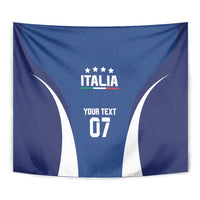 Italy Football 2024 Custom Tapestry Gli Azzurri - Renaissance Inspired - Wonder Print Shop