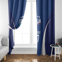 Italy Football 2024 Custom Window Curtain Gli Azzurri - Renaissance Inspired - Wonder Print Shop