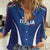 Italy Football 2024 Custom Women Casual Shirt Gli Azzurri - Renaissance Inspired - Wonder Print Shop