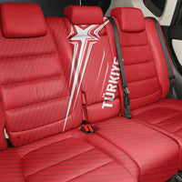 Turkiye Football 2024 Custom Back Car Seat Cover Crescent-Stars Basic Style LT7 - Wonder Print Shop