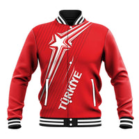 Turkiye Football 2024 Custom Baseball Jacket Crescent-Stars Basic Style LT7 - Wonder Print Shop