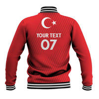 Turkiye Football 2024 Custom Baseball Jacket Crescent-Stars Basic Style LT7 - Wonder Print Shop
