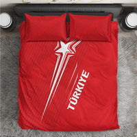 Turkiye Football 2024 Custom Bedding Set Crescent-Stars Basic Style LT7 - Wonder Print Shop