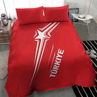 Turkiye Football 2024 Custom Bedding Set Crescent-Stars Basic Style LT7 - Wonder Print Shop