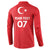 Turkiye Football 2024 Custom Button Sweatshirt Crescent-Stars Basic Style LT7 - Wonder Print Shop