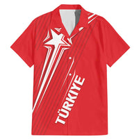 Turkiye Football 2024 Custom Family Matching Mermaid Dress and Hawaiian Shirt Crescent-Stars Basic Style LT7 - Wonder Print Shop