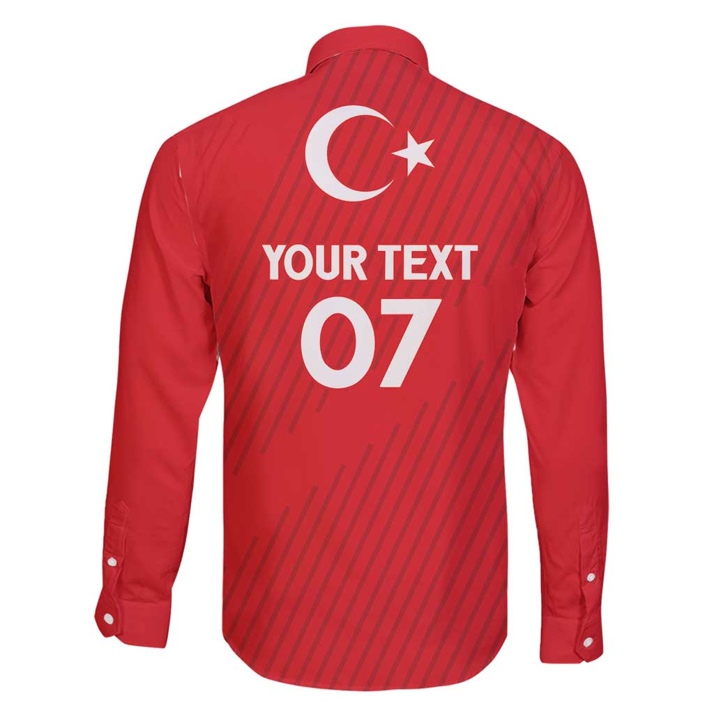 Turkiye Football 2024 Custom Family Matching Mermaid Dress and Hawaiian Shirt Crescent-Stars Basic Style LT7 - Wonder Print Shop