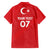 Turkiye Football 2024 Custom Family Matching Summer Maxi Dress and Hawaiian Shirt Crescent-Stars Basic Style - Wonder Print Shop