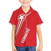 Turkiye Football 2024 Custom Family Matching Summer Maxi Dress and Hawaiian Shirt Crescent-Stars Basic Style - Wonder Print Shop