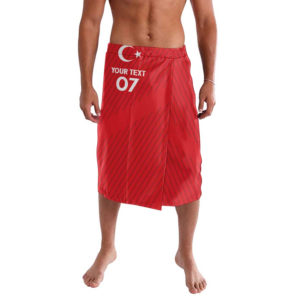 Turkiye Football 2024 Custom Lavalava Crescent-Stars Basic Style - Wonder Print Shop