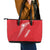 Turkiye Football 2024 Custom Leather Tote Bag Crescent-Stars Basic Style - Wonder Print Shop