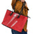 Turkiye Football 2024 Custom Leather Tote Bag Crescent-Stars Basic Style - Wonder Print Shop