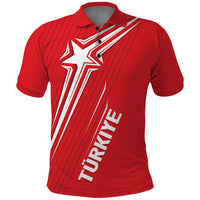 Turkiye Football 2024 Custom Polo Shirt Crescent-Stars Basic Style - Wonder Print Shop