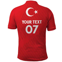 Turkiye Football 2024 Custom Polo Shirt Crescent-Stars Basic Style - Wonder Print Shop