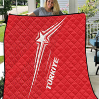 Turkiye Football 2024 Custom Quilt Crescent-Stars Basic Style - Wonder Print Shop
