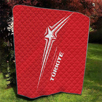 Turkiye Football 2024 Custom Quilt Crescent-Stars Basic Style - Wonder Print Shop