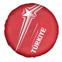 Turkiye Football 2024 Custom Spare Tire Cover Crescent-Stars Basic Style - Wonder Print Shop