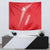 Turkiye Football 2024 Custom Tapestry Crescent-Stars Basic Style - Wonder Print Shop