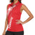 Turkiye Football 2024 Custom Women Sleeveless Polo Shirt Crescent-Stars Basic Style - Wonder Print Shop