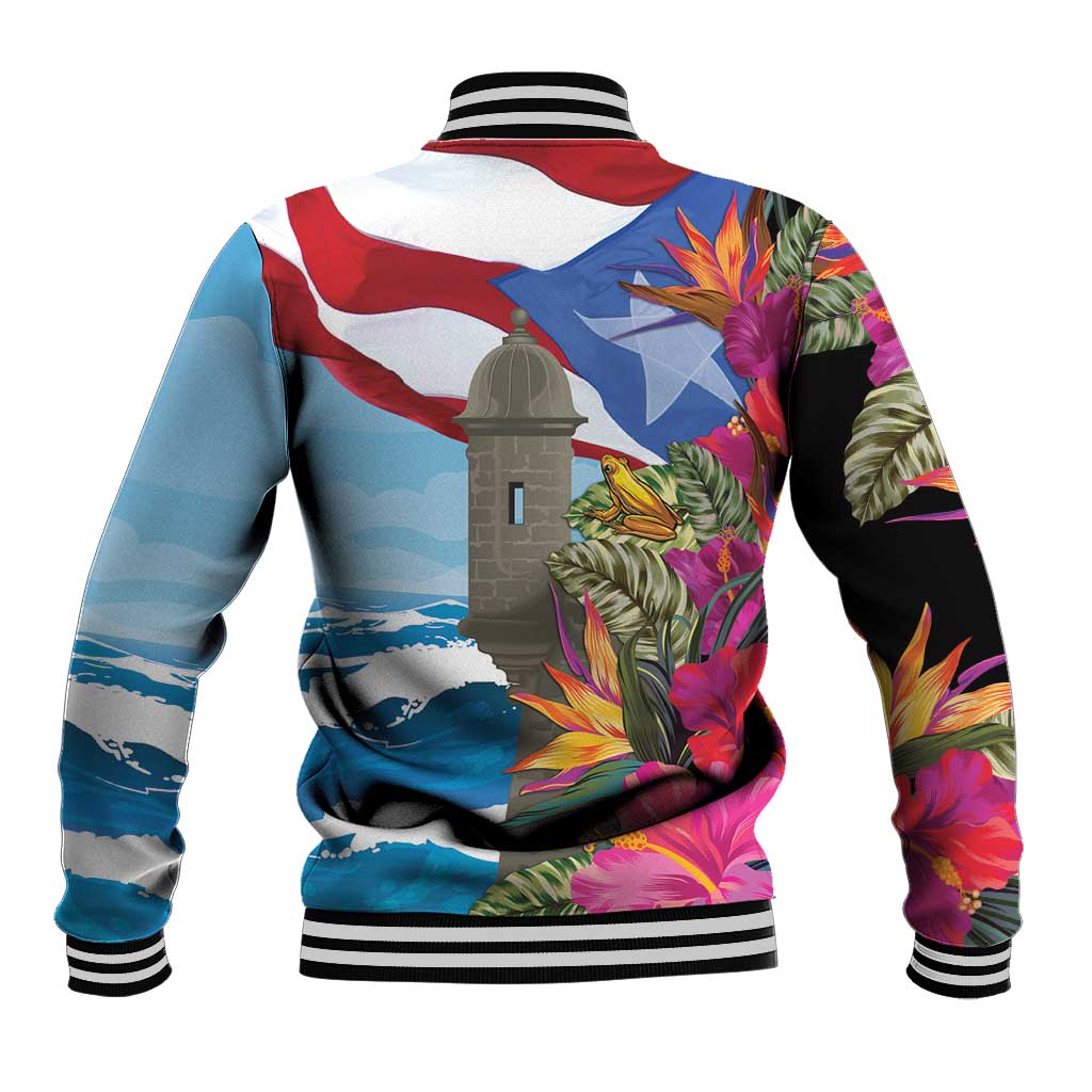 Puerto Rico El Morro Baseball Jacket Boriken Seascape - Wonder Print Shop