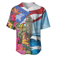 Puerto Rico El Morro Baseball Jersey Boriken Seascape - Wonder Print Shop