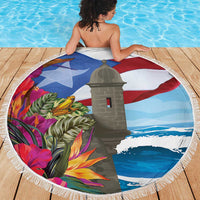 Puerto Rico El Morro Beach Blanket Boriken Seascape - Wonder Print Shop