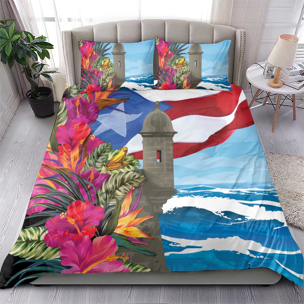 Puerto Rico El Morro Bedding Set Boriken Seascape - Wonder Print Shop
