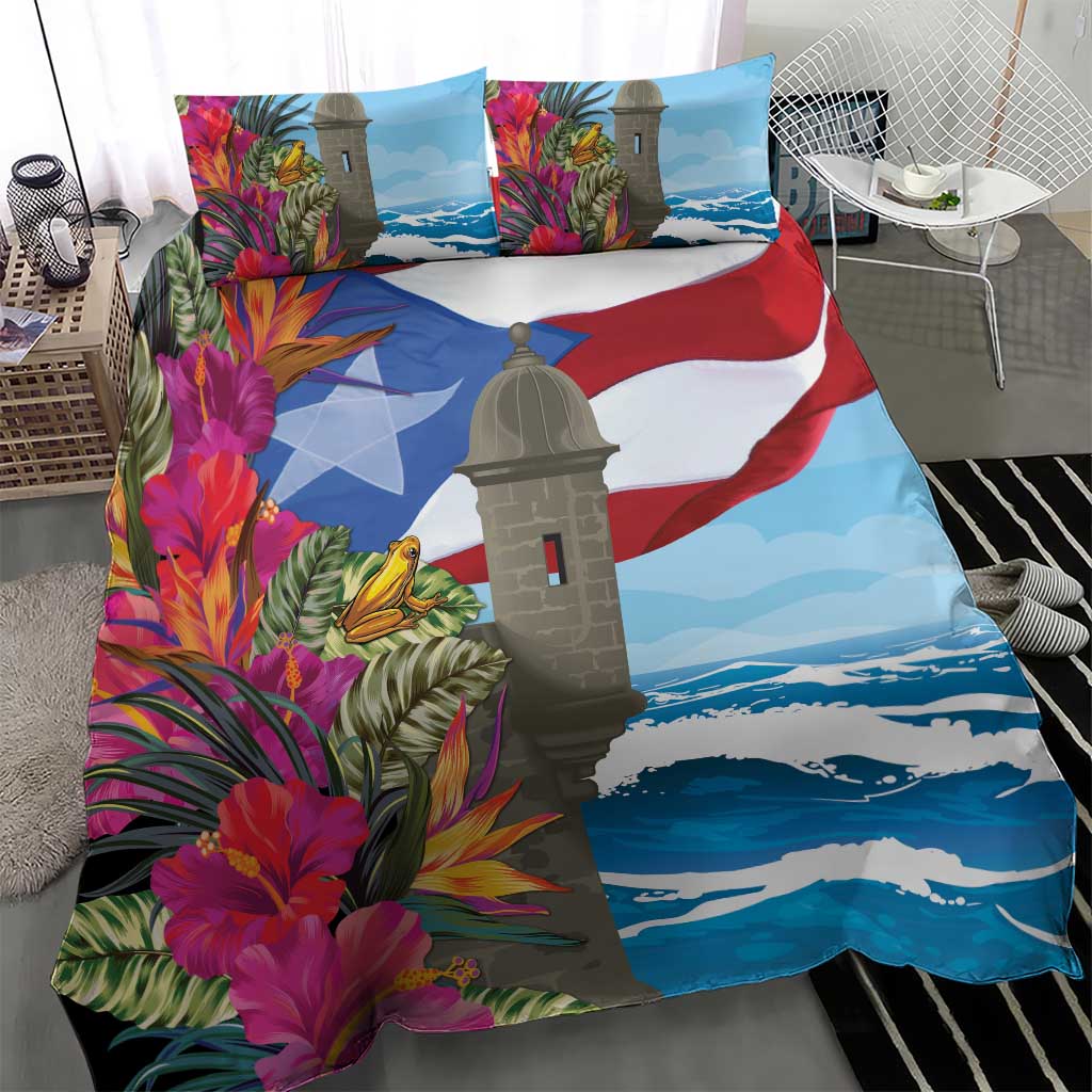 Puerto Rico El Morro Bedding Set Boriken Seascape - Wonder Print Shop