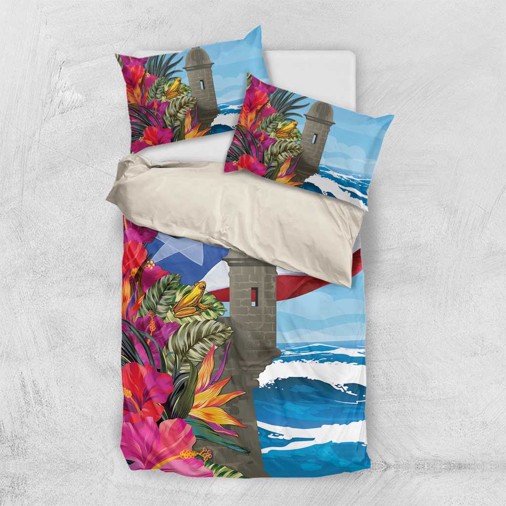 Puerto Rico El Morro Bedding Set Boriken Seascape - Wonder Print Shop