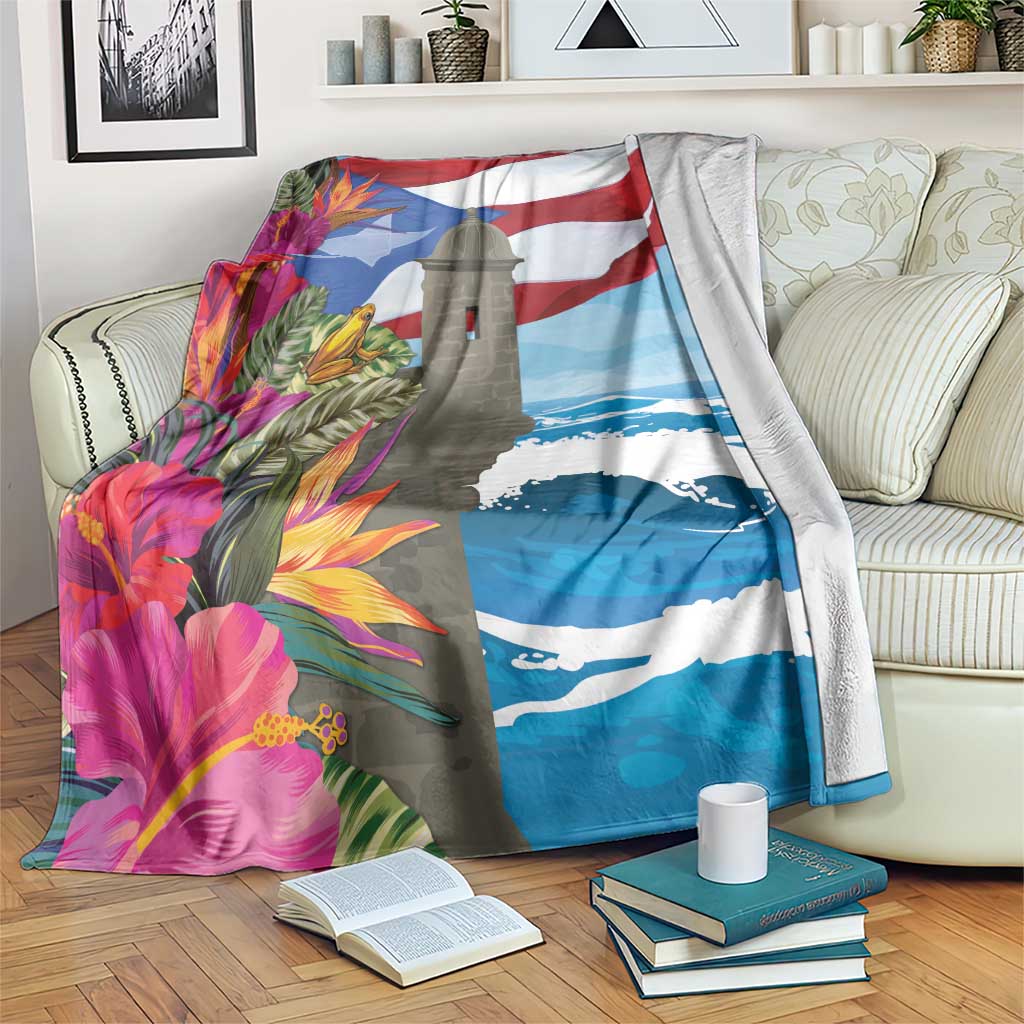 Puerto Rico El Morro Blanket Boriken Seascape - Wonder Print Shop