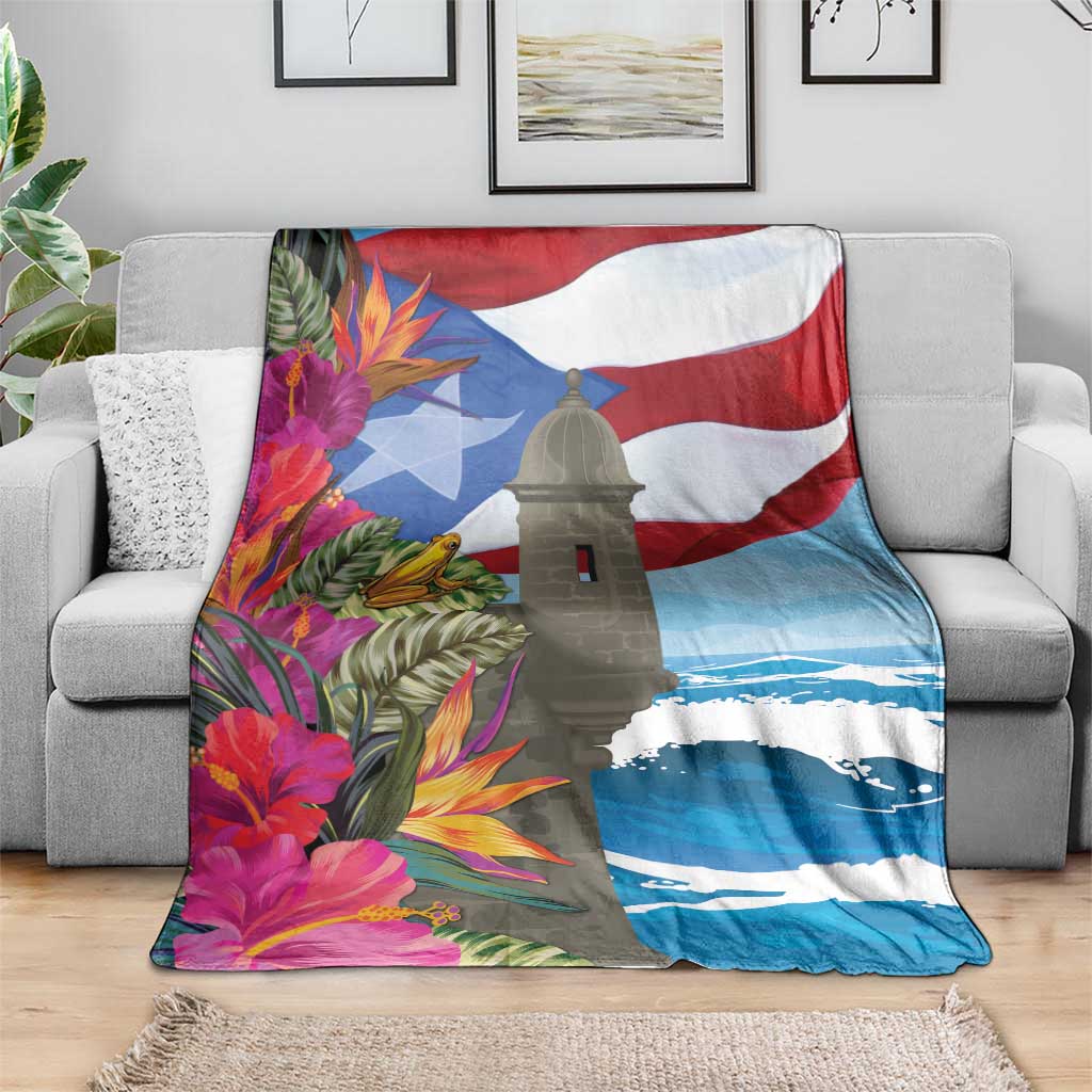 Puerto Rico El Morro Blanket Boriken Seascape - Wonder Print Shop