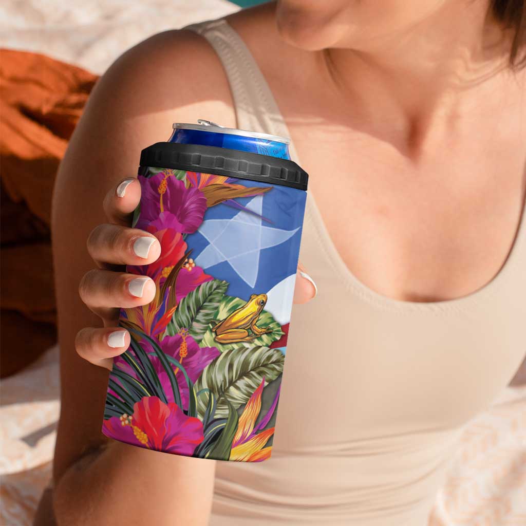 Puerto Rico El Morro 4 in 1 Can Cooler Tumbler Boriken Seascape - Wonder Print Shop