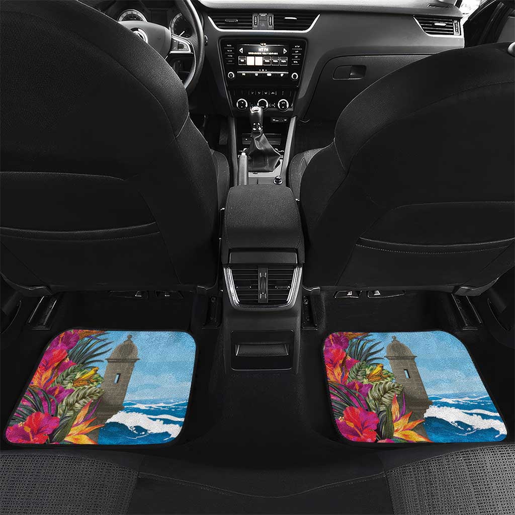 Puerto Rico El Morro Car Mats Boriken Seascape - Wonder Print Shop