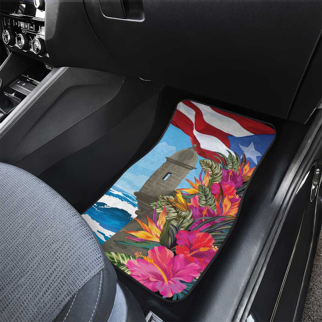 Puerto Rico El Morro Car Mats Boriken Seascape - Wonder Print Shop